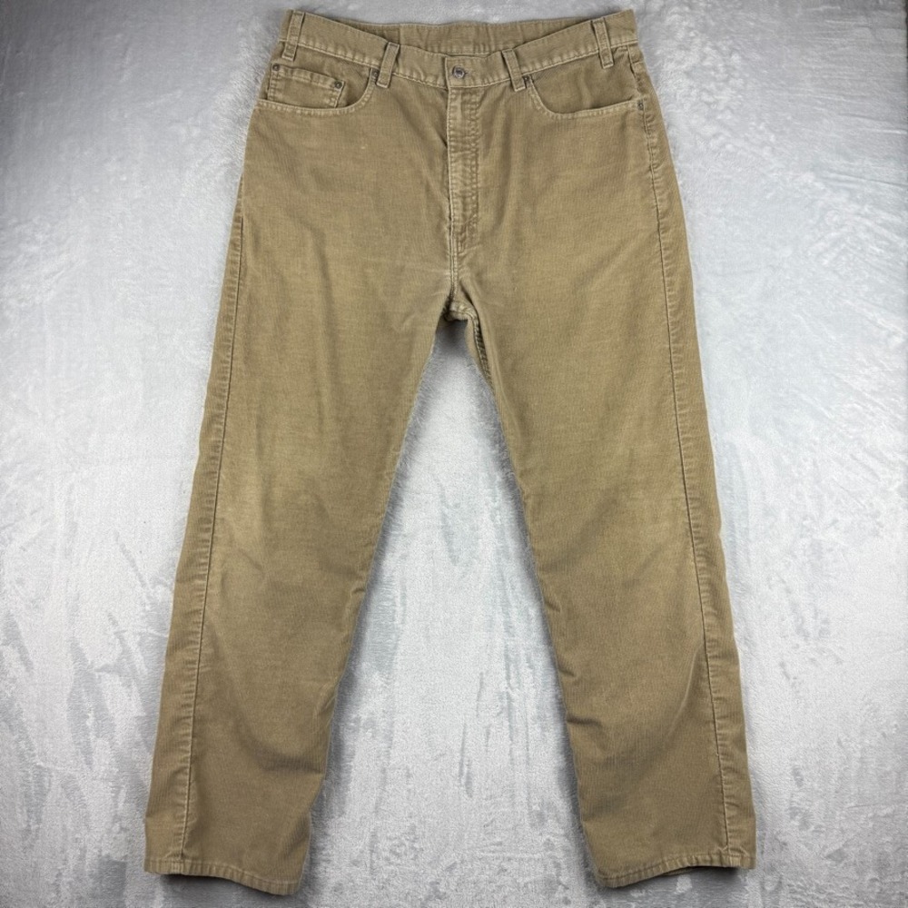 Vintage Levis 505 Corduroy Pants Mens 38x32 Regular Straight Y2K 5 Pocket Cords